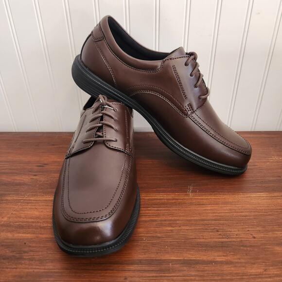 Nunn Bush Men\'s‎ Size 11 Wide Fit Kore Dark Brown Comfort Dress Shoes New main image 5